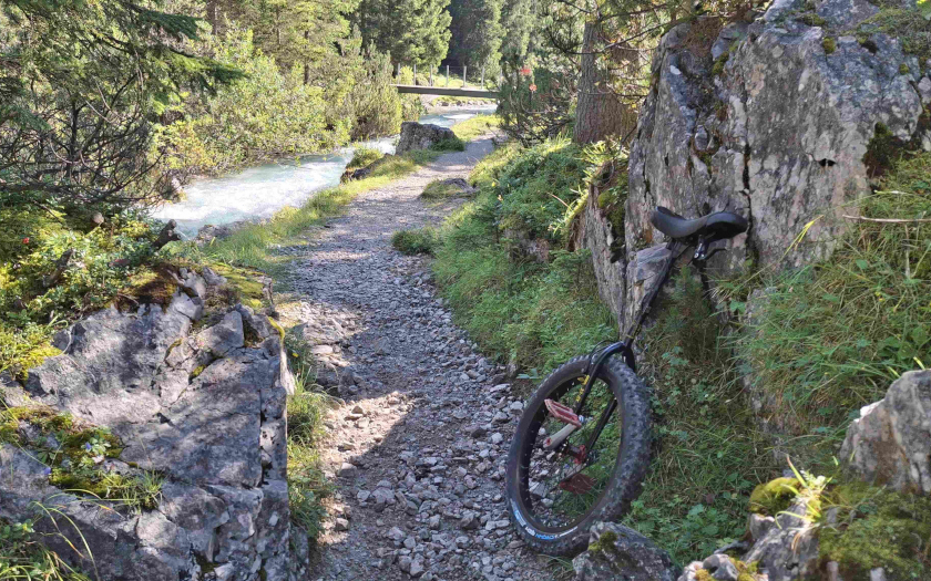 Zugspitz-Umrundung mit dem Einrad - Etappe 2