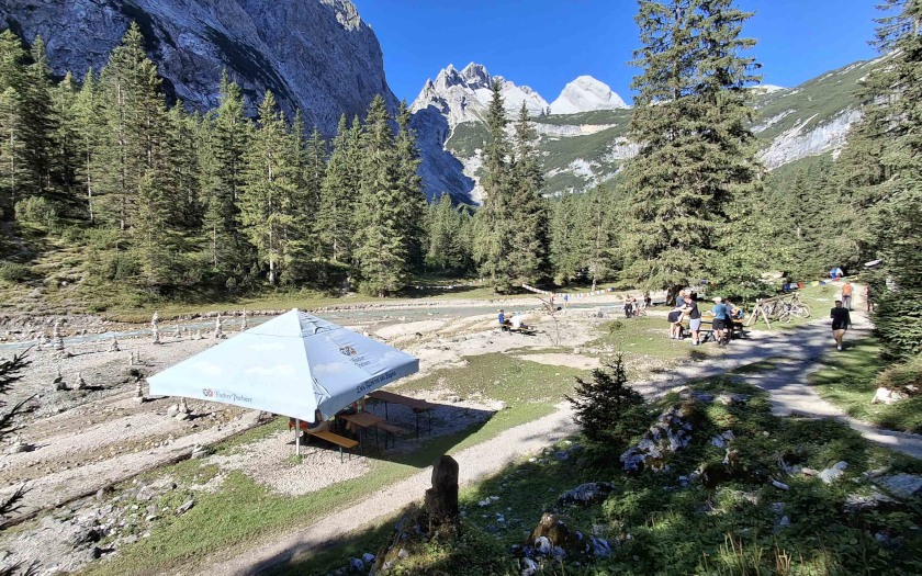 Zugspitz-Umrundung mit dem Einrad - Etappe 2