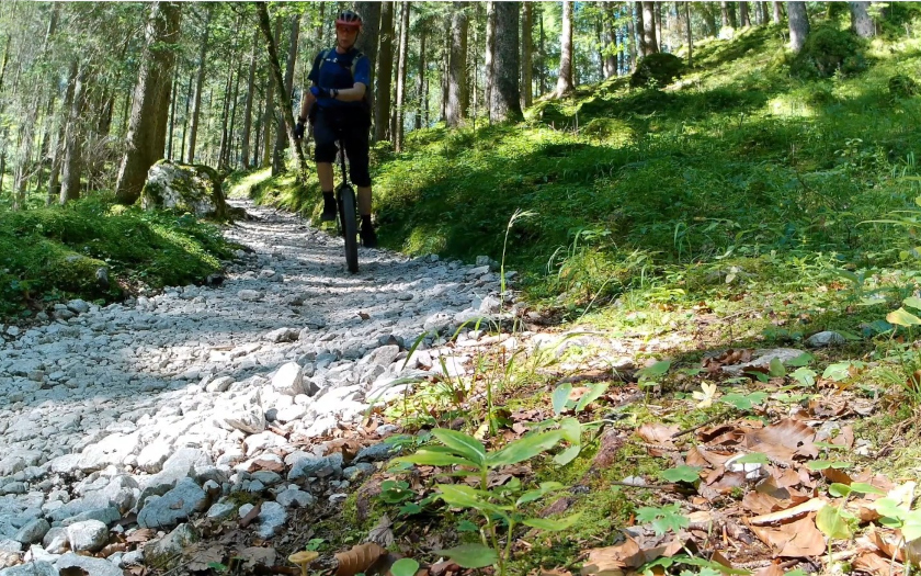 Zugspitz-Umrundung mit dem Einrad - Etappe 2