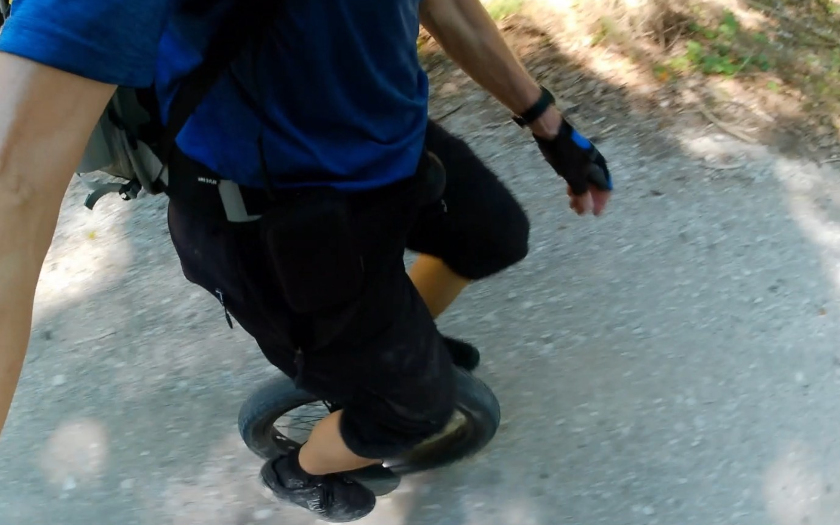 Zugspitz-Umrundung mit dem Einrad - Etappe 2