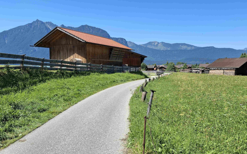 Zugspitz-Umrundung mit dem Einrad - Etappe 2