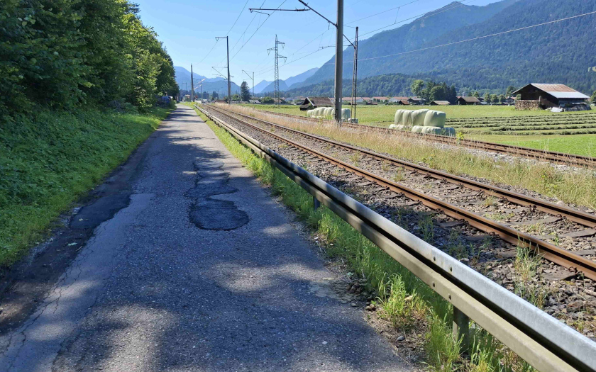 Zugspitz-Umrundung mit dem Einrad - Etappe 2
