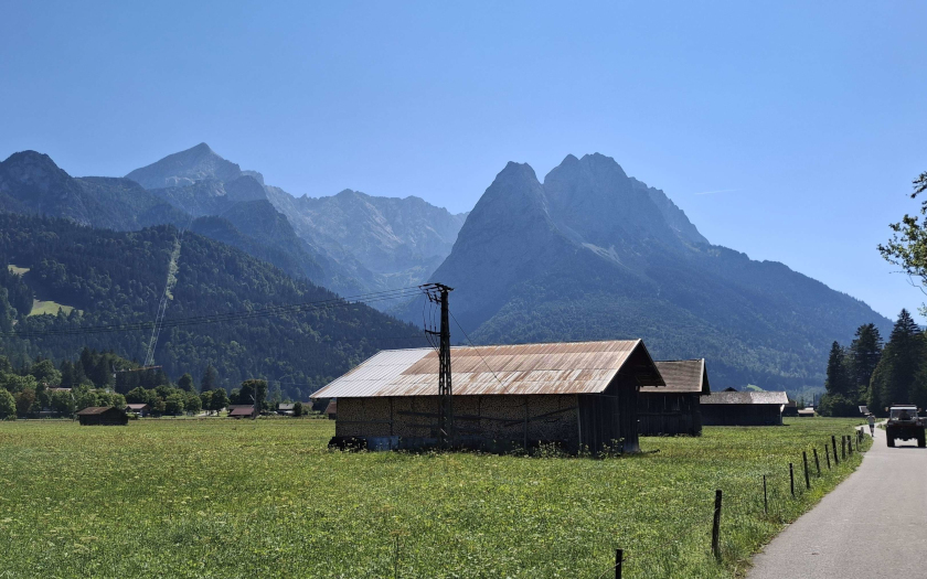 Zugspitz-Umrundung mit dem Einrad - Etappe 2