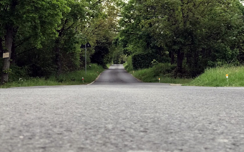 Straße "Auf dem Falkenberg" in Krofdorf-Gleiberg