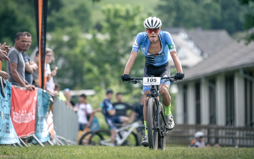 Noah Jung in Saalhausen. Foto: Alexander Rebs