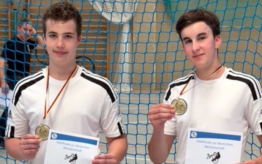 Moritz Möwes (links) und Noah Abelvom RSV Krofdorf-Gleiberg