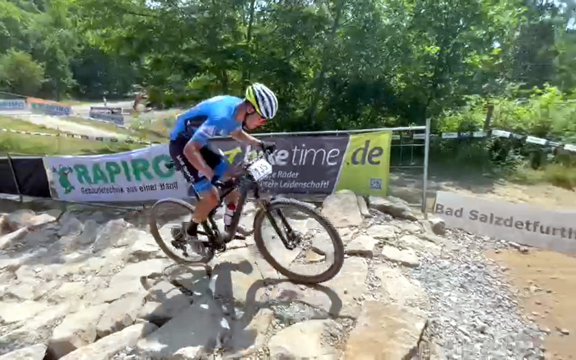 Noah Jung bei der DM XCO in Bad Salzdetfurth