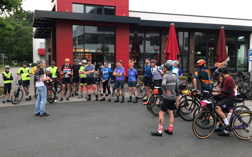 Start zum 600 km Brevet in Gießen