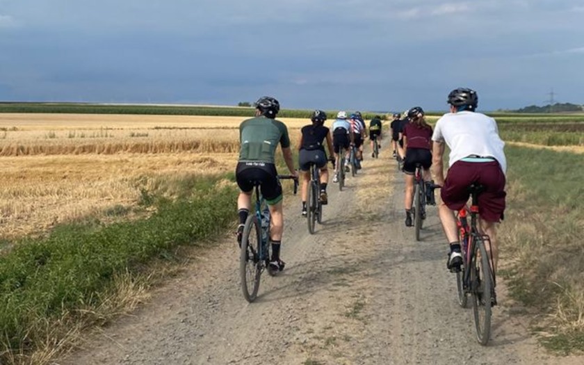 Gravelbande Marburg auf Ausfahrt