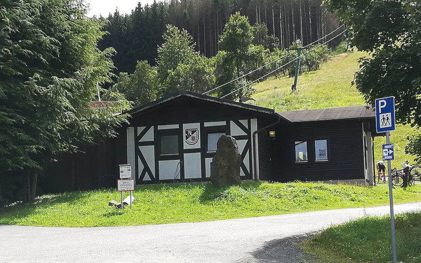 Skihütte in Kleingladenbach