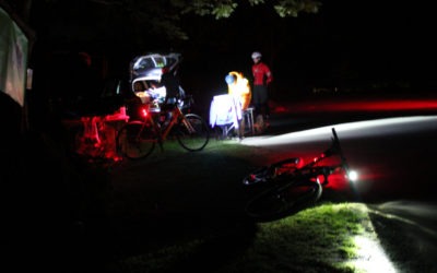 Fahrräder mit Beleuchtung
