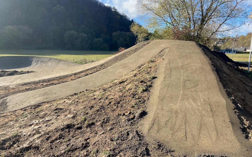 Flowtrail Übungspark nach dem Umbau