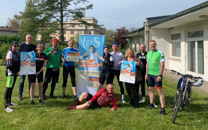 Radtour für Organspende in Gießen