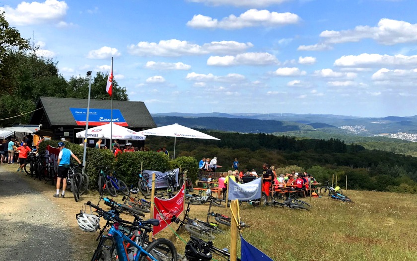 MTB-Marathon an der Skihütte der Skiclub 81 Greifenstein