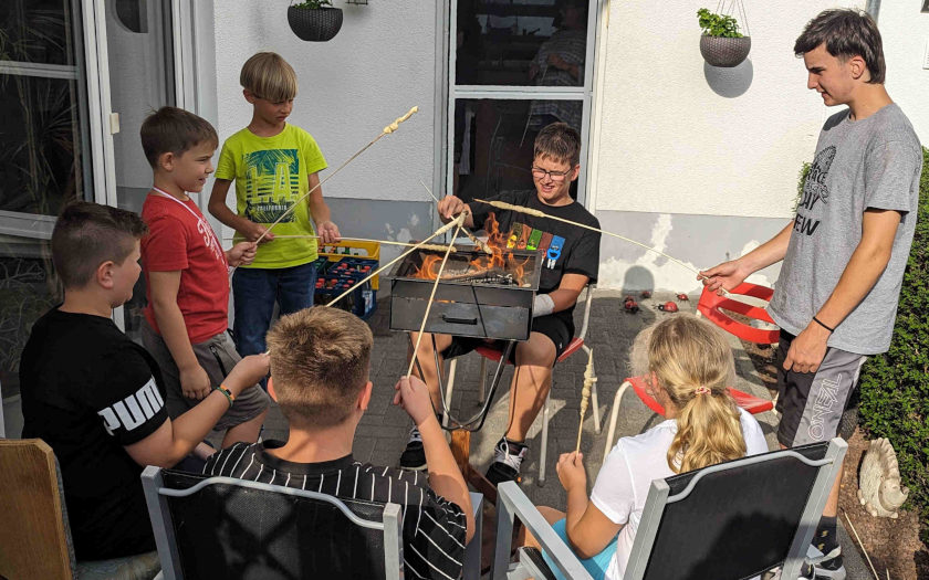 Radball-Nachwuchs des RSV Krofdorf-Gleiberg beim Saisonabschluss