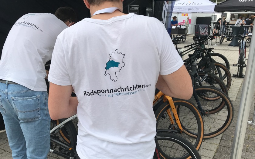 Redakteure von Radsportnachrichten.com auf der Messe Eurobico in Frankfurt