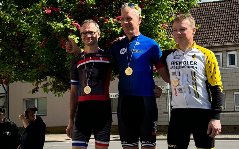 Podium Masters 3 der Hessenmeisterschaft Straße 2024