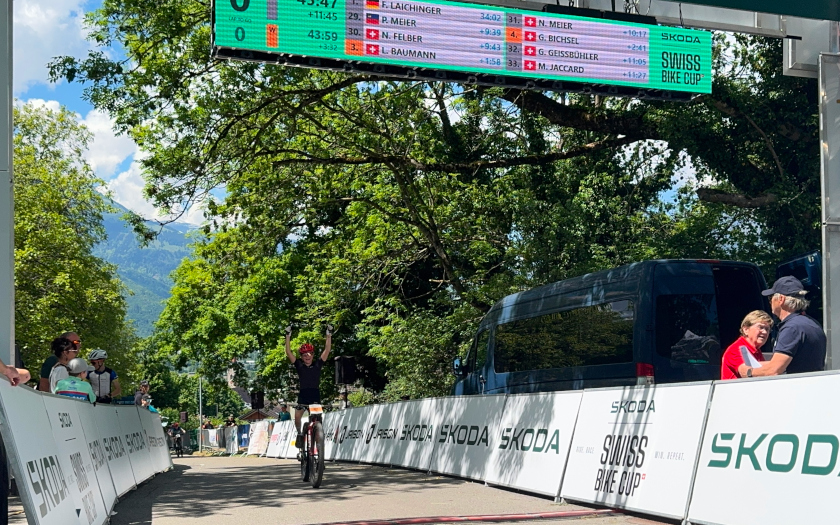 Marie Krack beim Swiss Bike Cup in Schaan (Liechtenstein)