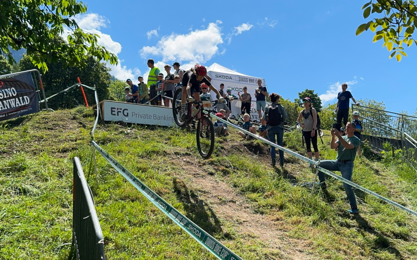 Marie Krack beim Swiss Bike Cup in Schaan (Liechtenstein)