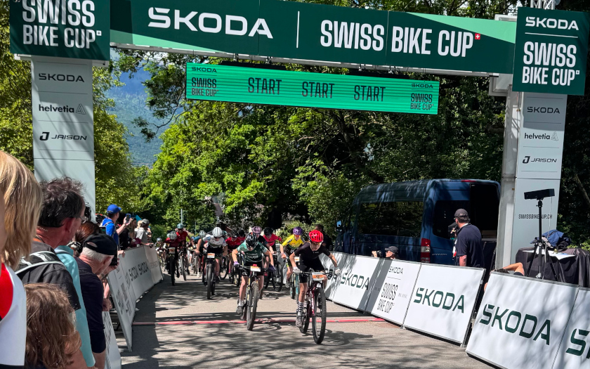Marie Krack beim Swiss Bike Cup in Schaan (Liechtenstein)