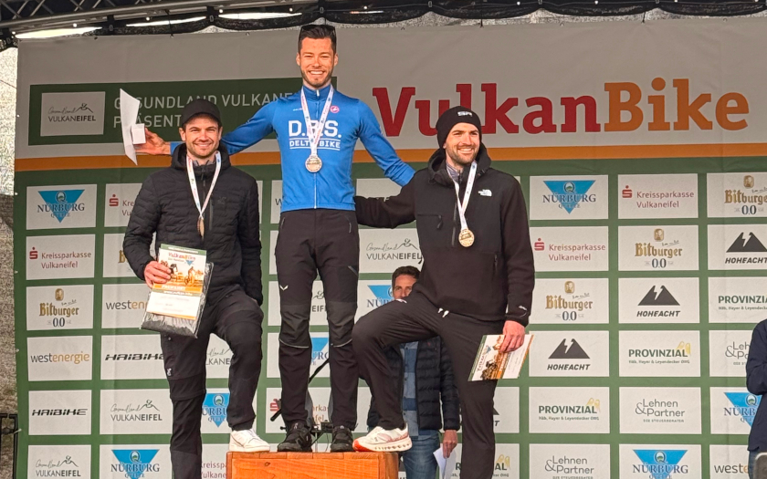 Noah Jung (Mitte) auf dem Podium in Daun