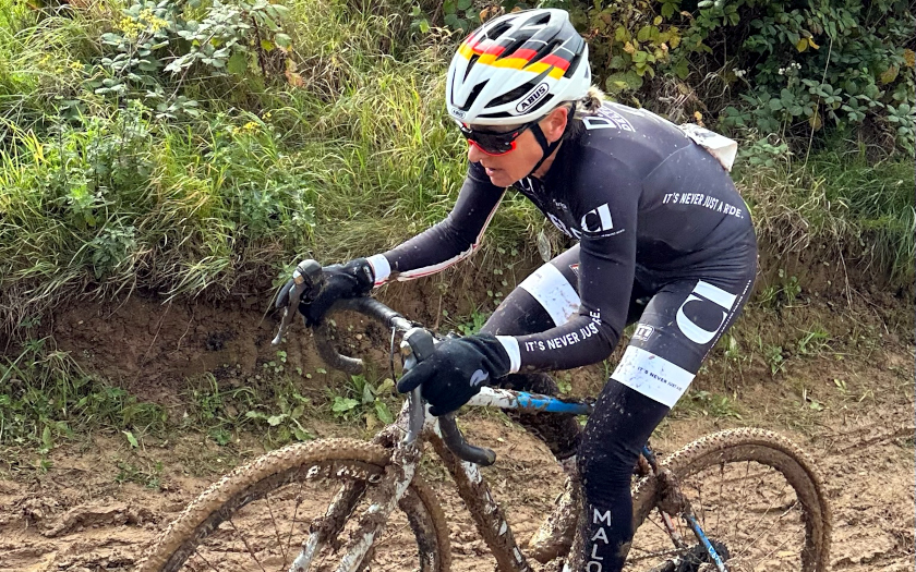 Birgit Jüngst-Dauber beim Bauhaus Perlcross