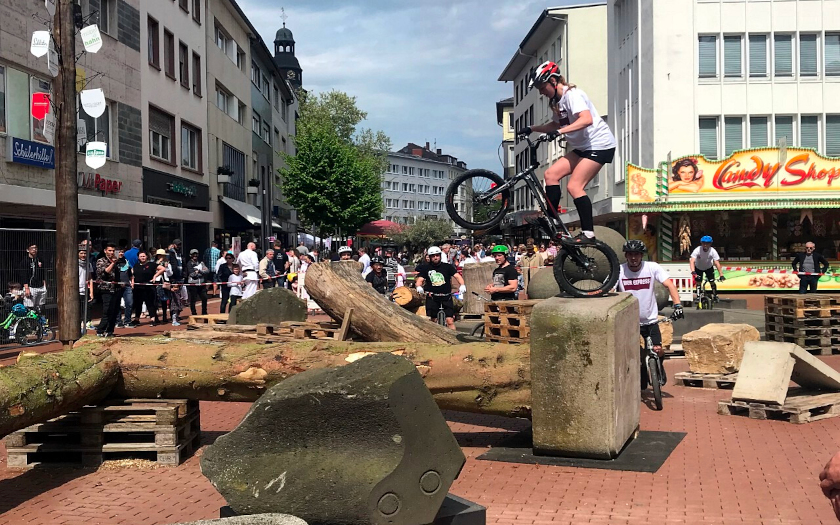 Sport in der City in Gießen