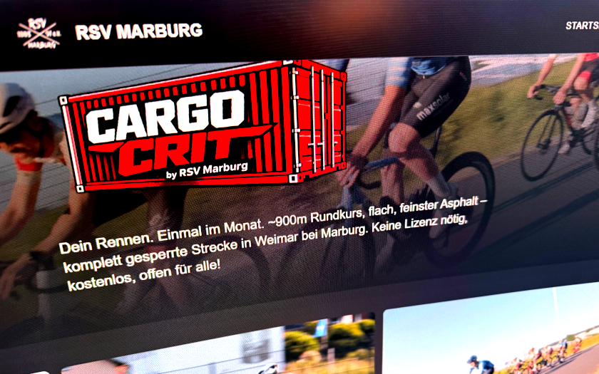 Neue Internetseite und neues Radrennen des RSV Marburg