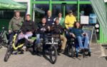 Inklusive Fahrräder und engagierte von "Inklusive Freizeit MIttelhessen" und "das ALLrad".
