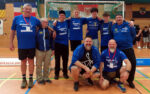 Radball-Aktive des RV 02 Laubach mit Lino Katzenbach und Tobias Schenker bei der DM in Moers