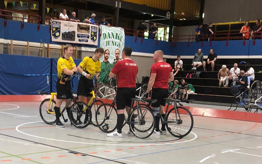 Steven Johncox und Kai Kraft vom Radsportverein Krofdorf-Gleiberg