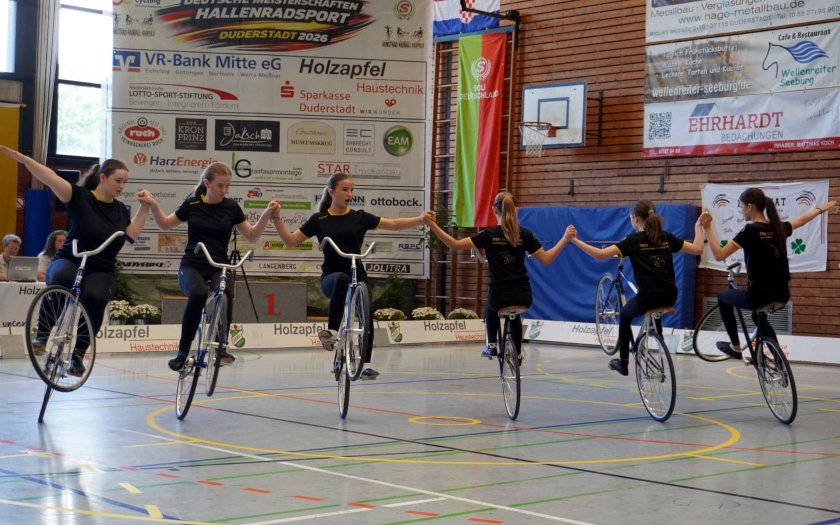 Kunstradsport 6er des RSV Krofdorf-Gleiberg