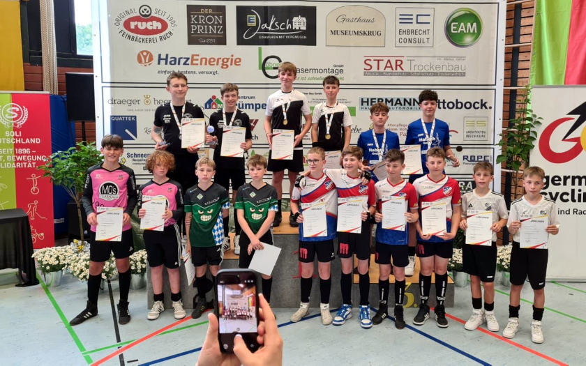 RV Laubach bei der Radball DM der Schüler U15 2026 in Duderstadt