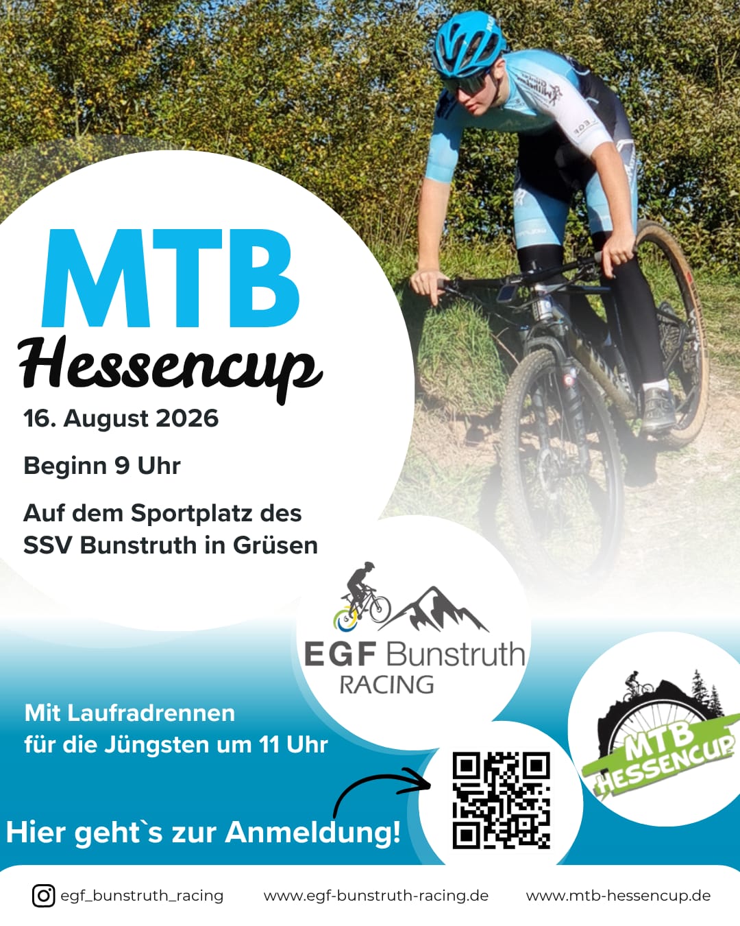 Werbebanner MTB Hessencup Grüsen
