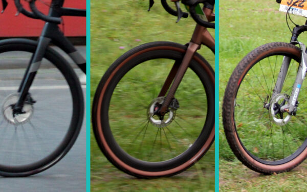 (von links) Rennrad, Gravelbike und Moutainbike