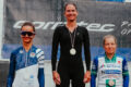 Podium der Frauen bei der Hessenmeisterschaft im Bergzeitfahren 2026