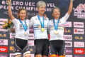 Birgit Jüngst (links) bei der Gravel-Europameisterschaft 2026 im belgischen Houffalize