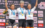 Birgit Jüngst (links) bei der Gravel-Europameisterschaft 2026 im belgischen Houffalize