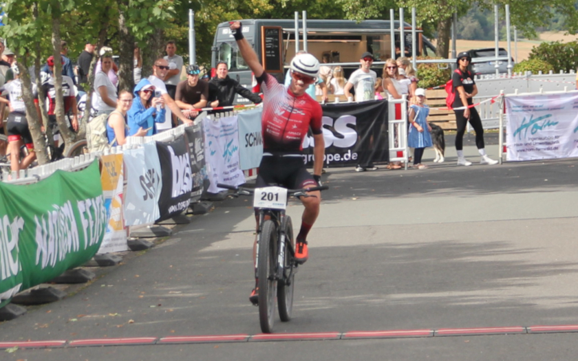 Sascha Starker beim 20. Dünsberg Bike & Gravel Marathon in Biebertal